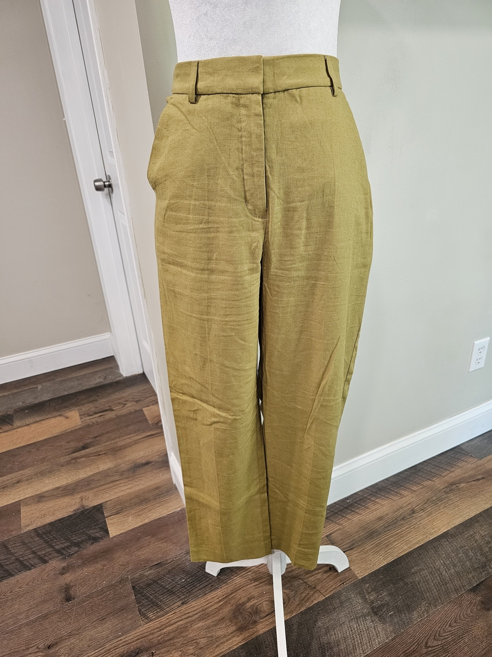 Express Editor Straight Ankle High-Rise Trousers